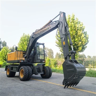 Small Wheeled Excavator